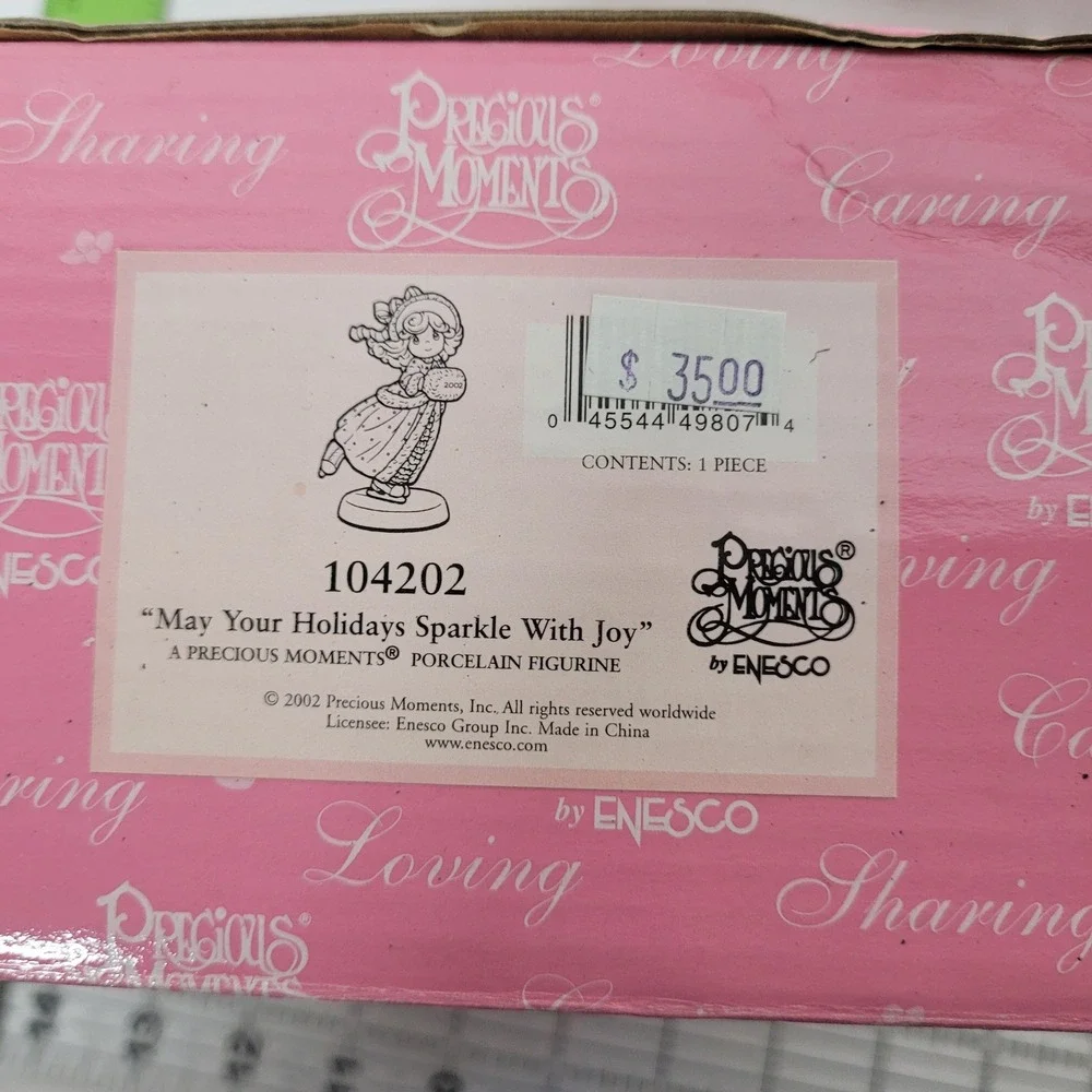 Precious Moments 2002 104202 May Your Holiday Sparkle With Joy Enesco